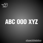 Boat Registration Number Stickers Boat Registration Number Stickers